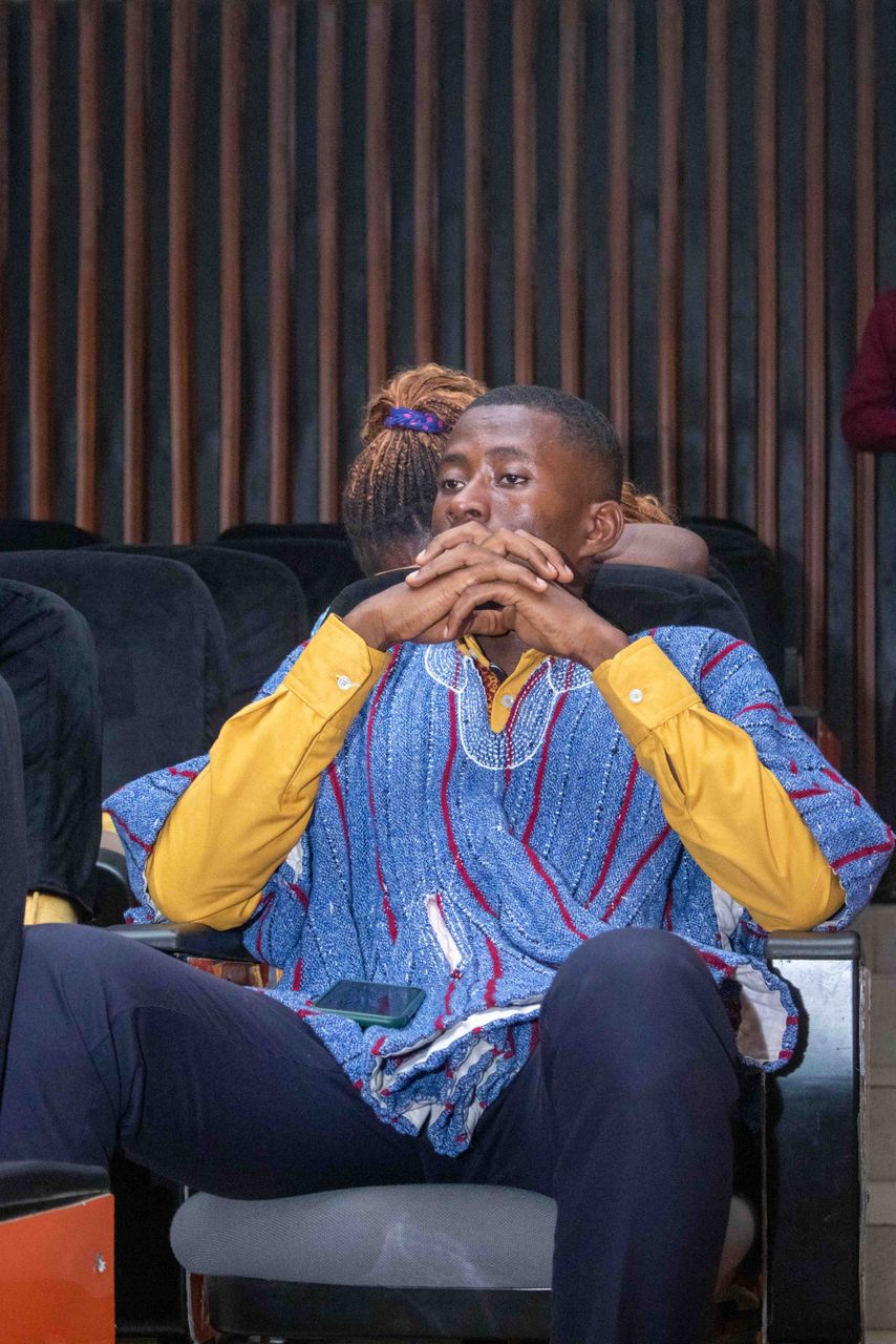 Tunde at Africa Hall JCRC event